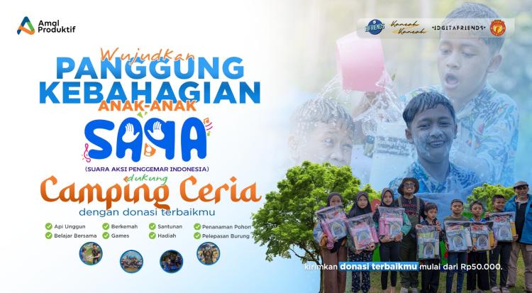 Gambar banner SAPA Wujudkan Camping Ceria