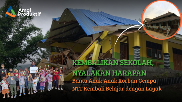 Banner program KEMBALIKAN SEKOLAH NYALAKAN HARAPAN