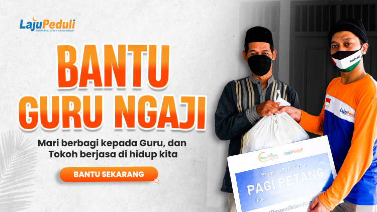 Banner program Bersama Muliakan dan Apresiasi Guru Ngaji