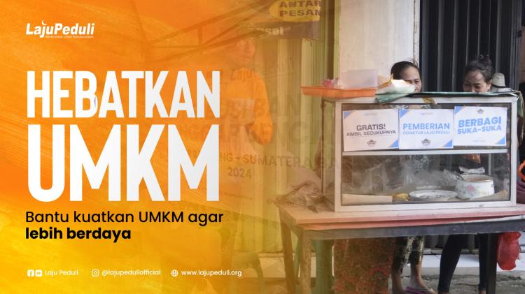 Banner program Bantu Berdayakan UMKM Hebat