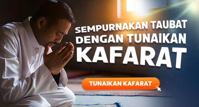 Banner program Tebus Dosa dan Raih Rahmat dengan Bayar Kafarat