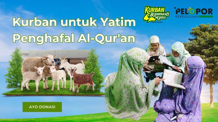 Gambar banner Sedekah Daging Qurban Untuk Yatim Penghafal Al-Quran