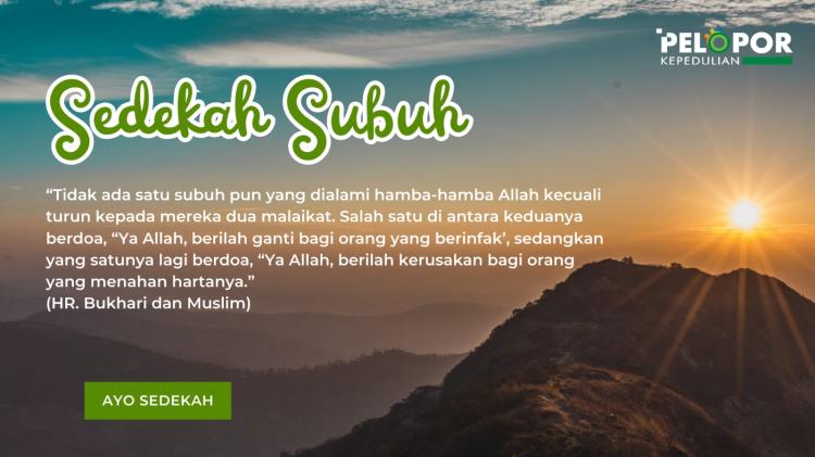 Banner program Sedekah Subuh