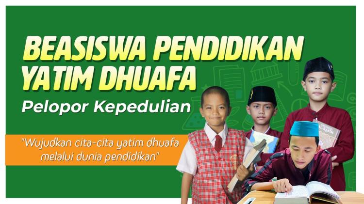 Banner program Beasiswa Yatim