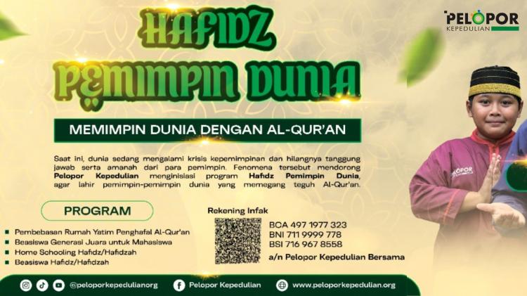 Banner program Hafidz Pemimpin Dunia