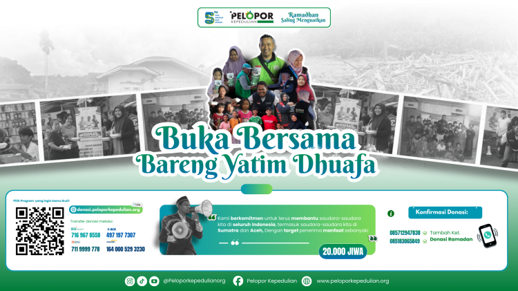Banner program Buka Puasa Bareng Yatim Dhuafa