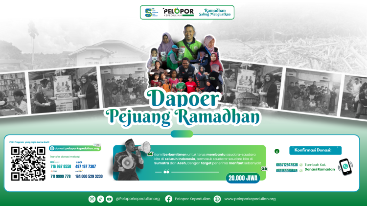 Gambar banner Dapoer Pejuang Ramadhan Bersama Pulihkan Harapan