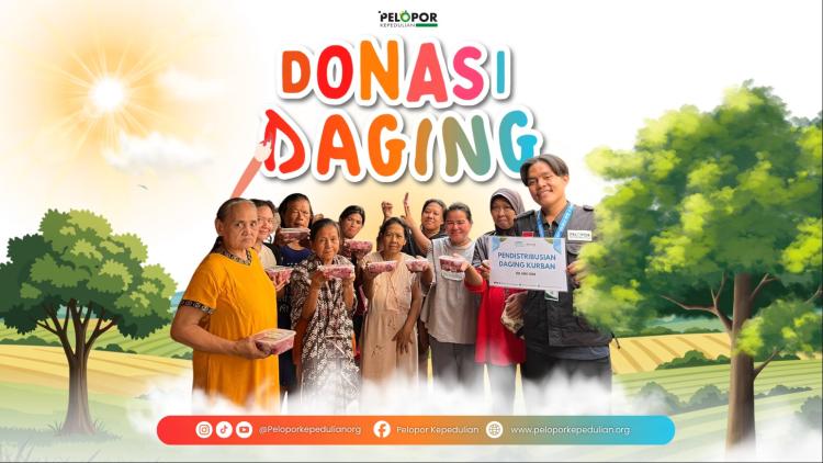 Banner program Donasi Daging Kemanusiaan
