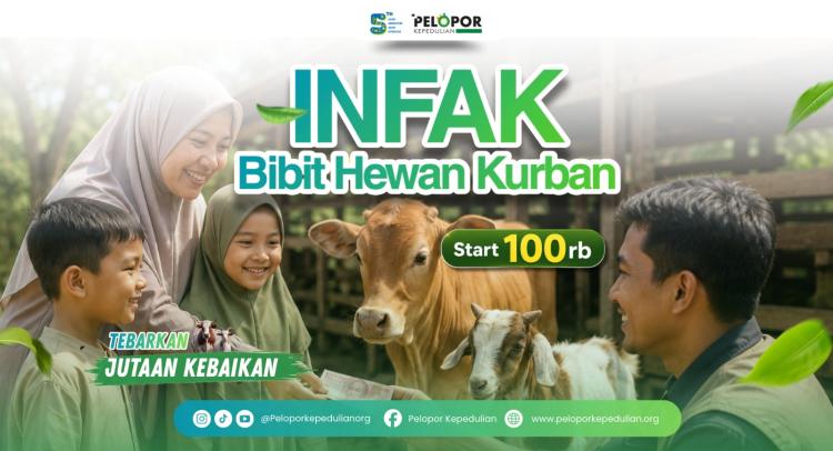 Banner program INFAK BIBIT HEWAN KURBAN