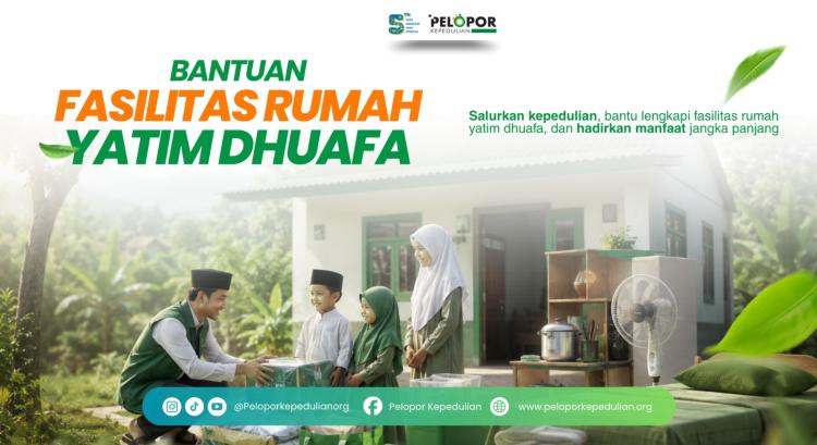 Banner program BANTUAN FASILITAS RUMAH YATIM DHUAFA