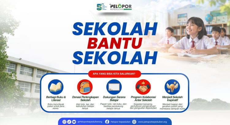 Banner program Sekolah Bantu Sekolah 