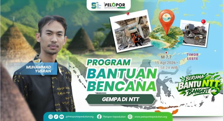 Gambar banner Bantuan Kemanusiaan Untuk Gempa NTT Ft Muhammad Yusran