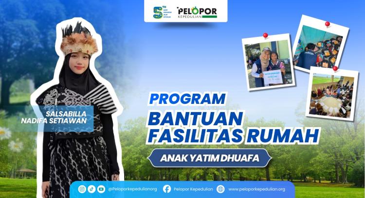 Gambar banner Bantuan Fasilitas Rumah Yatim dan Dhuafa ft Salsabilla Nadifa Setiawan