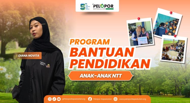 Gambar banner Bantuan Pendidikan untuk Anak-Anak di NTT ft Diana Novita