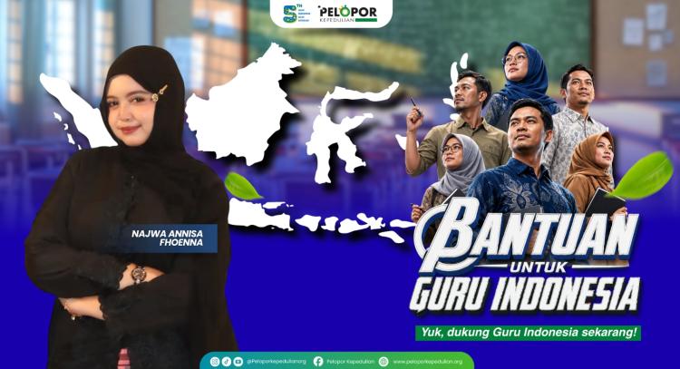 Gambar banner Bantuan Untuk Guru Indonesia FT Najwa Annisa Fhoenna