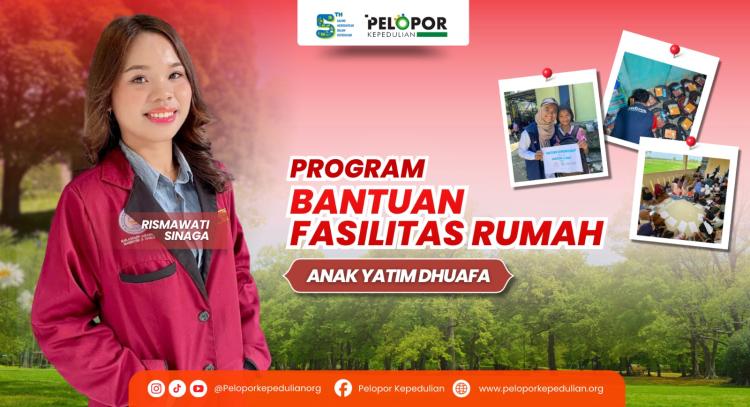 Gambar banner Bantuan Fasilitas Rumah Yatim dan dhuafa ft Rismawati Sinaga