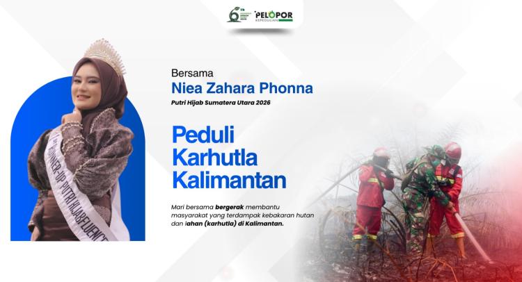 Banner program Bantuan Kemanusiaan ft Niea Zahara Phonna