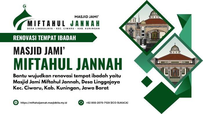Gambar banner Bantu Renovasi Masjid Jami Miftahul Jannah