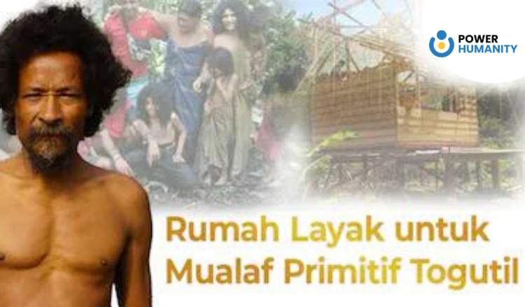 Banner program Rumah Layak untuk Mualaf Primitif Togutil