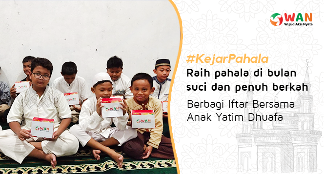 Gambar banner Berbagi Iftar bersama Anak Yatim Dhuafa
