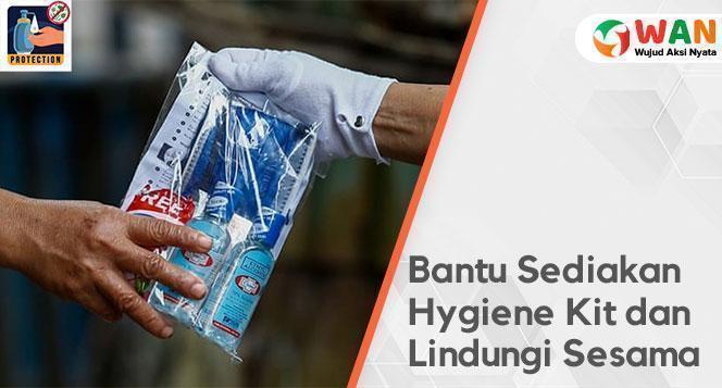 Gambar banner Bagikan Hygiene Kit untuk Pekerja Harian
