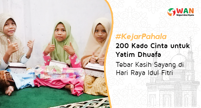 Gambar banner Kado Cinta untuk 200 Anak Yatim Dhuafa