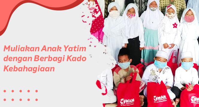 Banner program Berbagi Kado Kebahagiaan untuk Anak Yatim