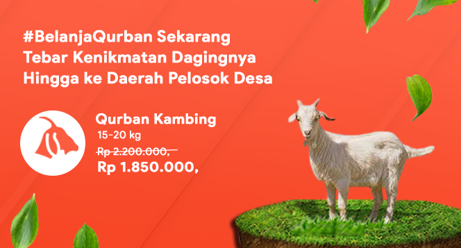 Banner program Belanja Qurban untuk Keluarga Yatim Dhuafa Pelosok Negeri