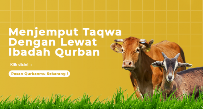 Banner program Semarak Adha Membawa Nikmat bersama Lansia Dhuafa