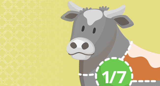 Banner program Qurban Sapi 1 per 7 Kolektif