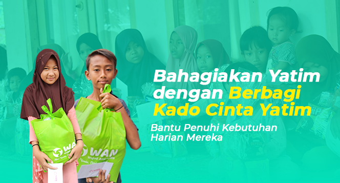 Banner program Gandeng Tangan Anak Yatim untuk Semangat Meraih Cita-Cita