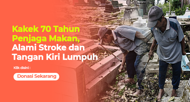 Banner program Kisah Pilu Kakek Penjaga Makam Di Sisa Usia