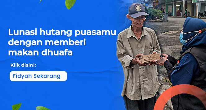 Banner program Saatnya Lunasi Fidyahmu Sebelum Terlewatkan