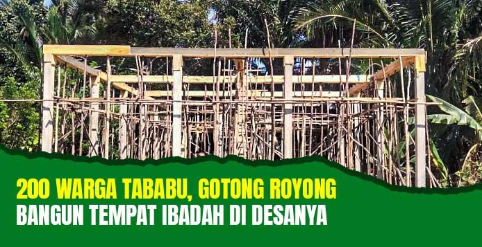 Banner program Wujudkan Masjid Layak untuk Warga Tababu