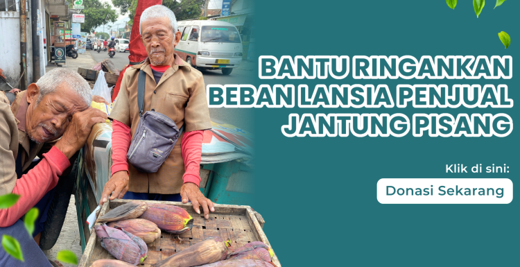 Banner program Di Usia 74 Tahun, Abah Ocim Tetap Berjalan Puluhan Kilometer Demi Nafkahi Keluarga