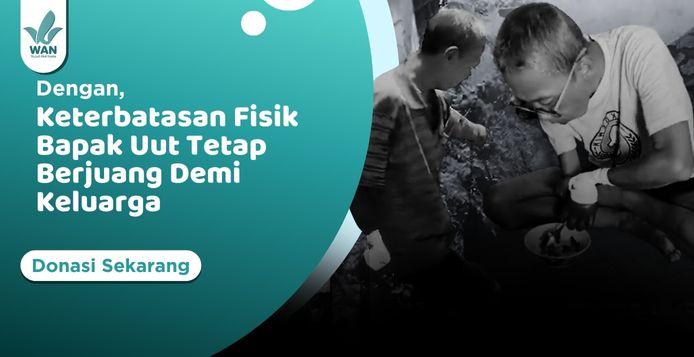 Banner program Ulurkan Tanganmu untuk Satu Tangan yang Kini Terluka