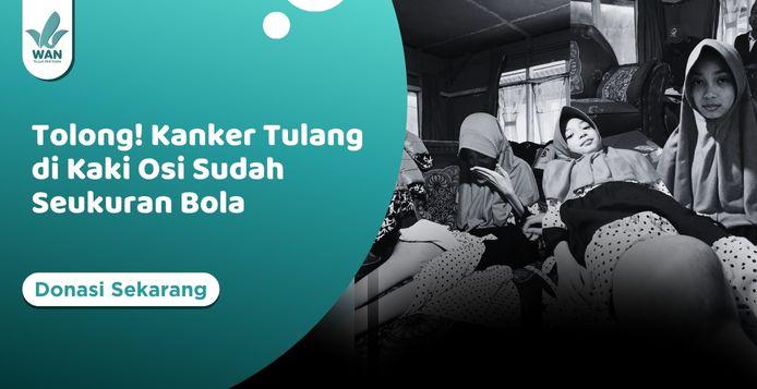 Banner program Lututku Sebesar Bola, Aku Hanya Ingin Sembuh dan Sekolah Lagi