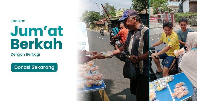 Banner program Titipkan Kebaikan di Jumat Berkah