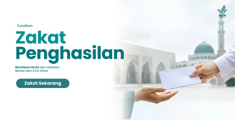 Gambar banner Tunaikan Zakat Penghasilan