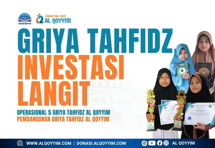Banner program GRIYA TAHFIDZ, INVESTASI LANGIT