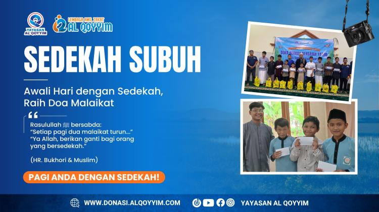 Banner program RUTIN SEDEKAH SUBUH