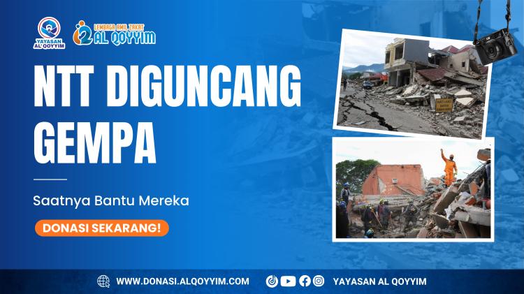 Banner program NTT DIGUNCANG GEMPA, SAATNYA BANTU MEREKA
