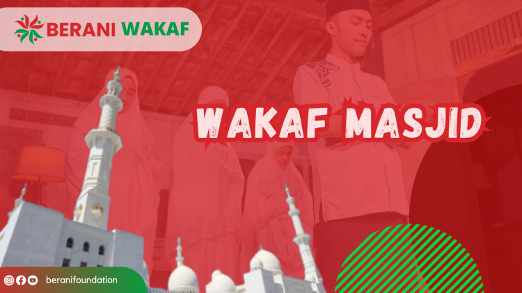 Banner program Yuk Bangun  Rumah di Surga dengan Wakaf Untuk Masjid