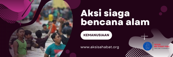 Banner program Aksi Siaga Bencana Alam