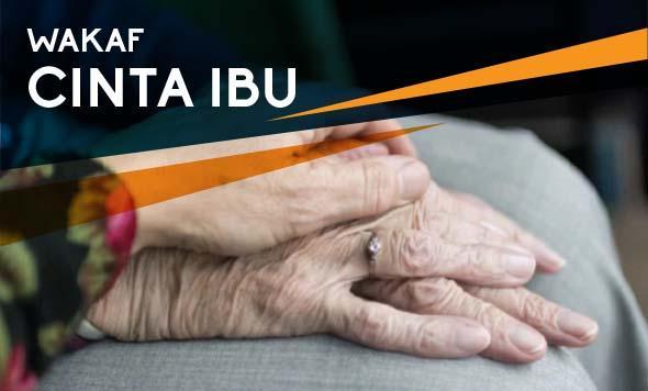 Banner program WAKAF UNTUK IBU TERCINTA