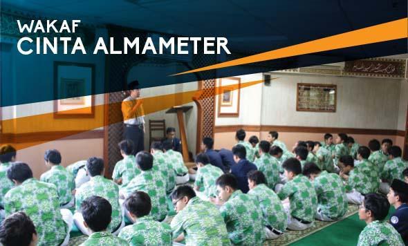 Banner program WAKAF CINTA ALMAMETER.