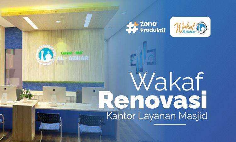 Banner program Pusat Syiar Wakaf dan Zakat Al Azhar