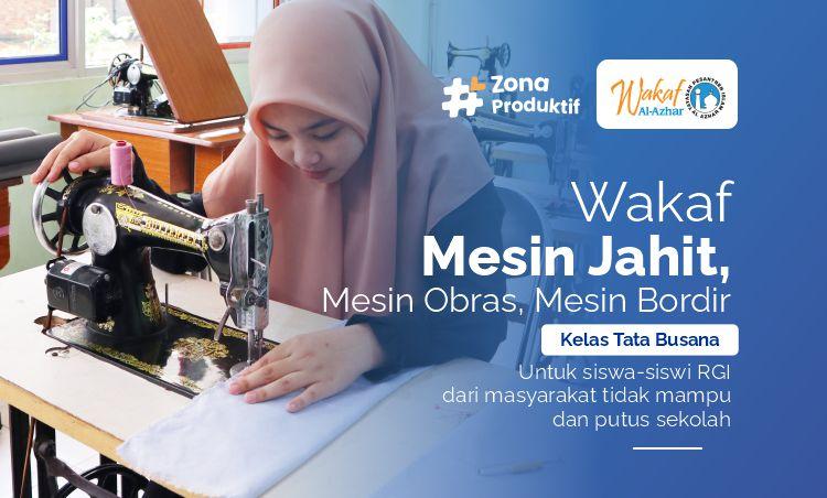 Banner program Yuk Support Peralatan Menjahit Pemuda Usia Produktif