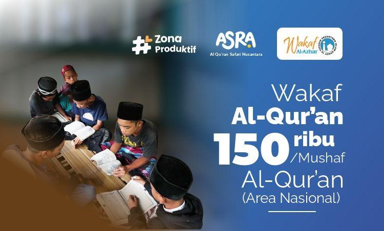 Banner program Gerakan Sejuta Al-Quran ke Seluruh Indonesia