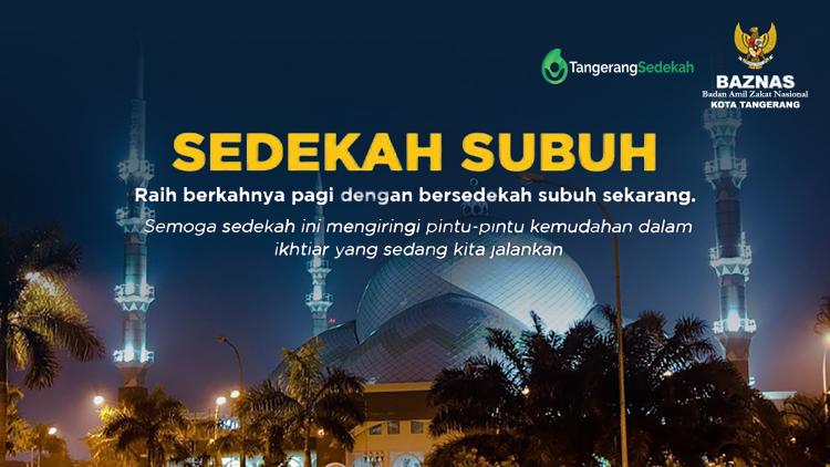 Banner program Awali Hari dengan Sedekah Subuh